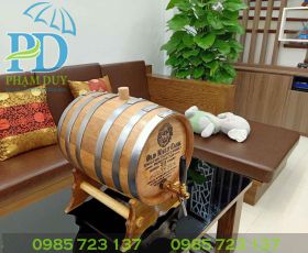 Thùng gỗ sồi 10l giá rẻ